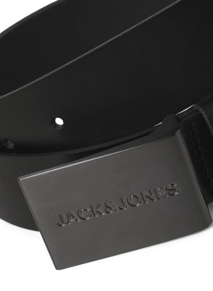 جاك اند جونز حزام كاجوال بدون ثقوب مخصصة